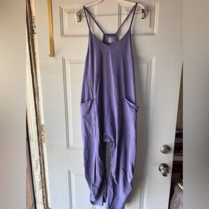 Free People FP Movement purple Hot Shot onesie size XS